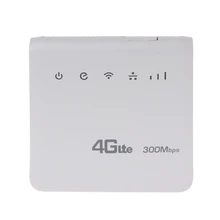Разблокированный 300 Мбит/с 4G LTE CPE мобильный WiFi беспроводной маршрутизатор 2,4 ГГц WFi точка доступа для слота sim-карты с портом Lan Слот для sim-карты X6HB