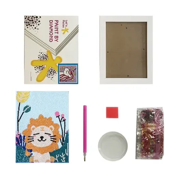 

frame 5D DIY full Diamond Painting Cartoon Special Shaped Diamond Embroidery Picture Rhinestone Children's Room Decoration