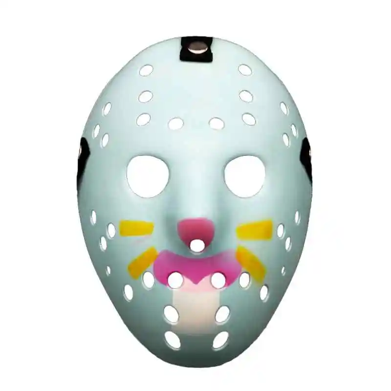 Маска на Хэллоуин Светодиодный свет маска на Хэллоуин вечеринку маски неоновая Маска Косплей тушь светящаяся в темноте ужас маска - Цвет: No light