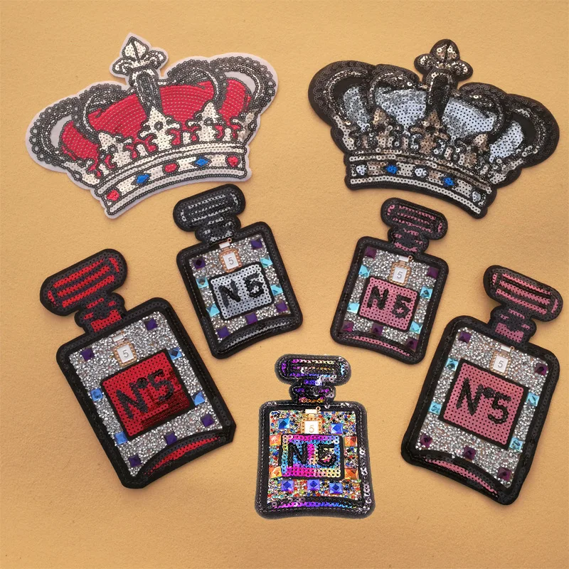PROD 1005001957583637 20pcs/lot large Sequins Embroidery Patch Letter
Perfume Shampoo Crown Clothing Decoration Garment Accessories Iron Heat
Transfer