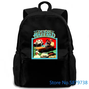 

Dukes of Hazzard Collage New Design Print Classic Round Collar women men backpack laptop travel school adult student