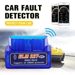 ELM327 – outil de Diagnostic automatique de voiture, lecteur de Code OBD, V2.1, V1.5, Bluetooth, dernière Version, 327, pour Android 