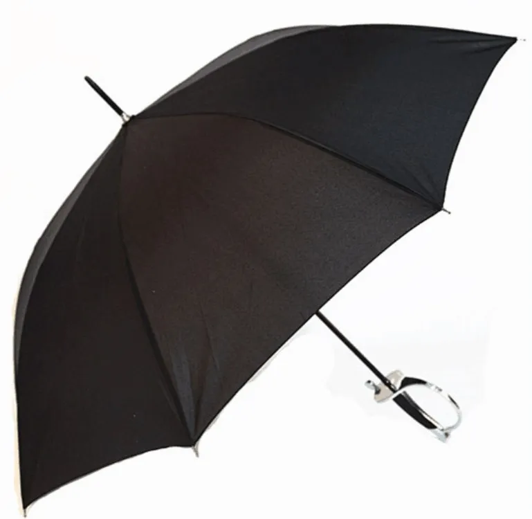 

Western Sword Handle Self-Open Straight Pole Umbrella Semi-automatic Cool Handle Umbrella Currently Available Wholesale Umbrella