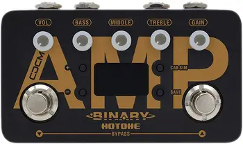 

Hotone Binary Amp Modeling Amplifier Simulation Guitar Effects Pedal BAP-1