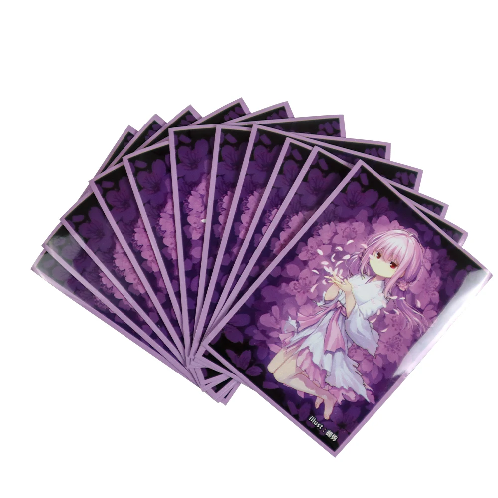 60PCS/LOTBAG Anime TCG Card Sleeves 66x91mm Game Cards Protector High End  Perfect size for Card