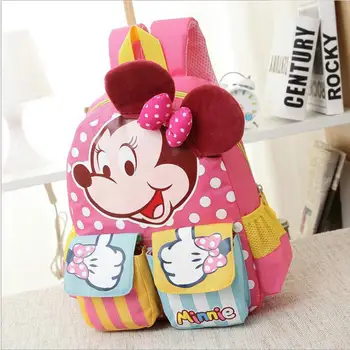 

Cute Fashion Minnie Backpack For Boys Girls Schoolbag Kindergarten Cartoon Children School Bag Students Children School bag