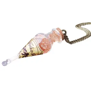 

Harri Potter Movie Toys Glass Felix Felicis Potion Bottle Pendant For Girls Sweater Decor Surprise Gifts Necklace Toys