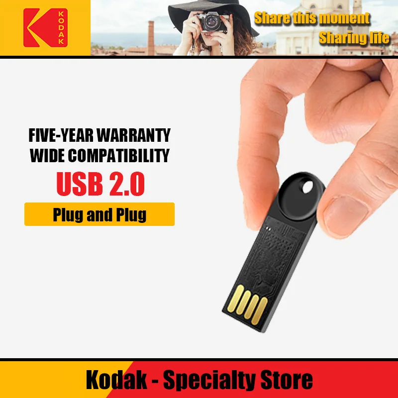 

Kodak Mini usb flash drive usb 2.0 16GB 32GB 64gb usb Memory Disk Pendrive u disk memoria cel usb stick K212 Pen Drive