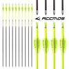 Hottest 2 Color Pure Carbon Arrow Spine 400-1000 ID 4.2mm Archery Orange /Yellow For Compound/Recuvre Bow Shoot 3