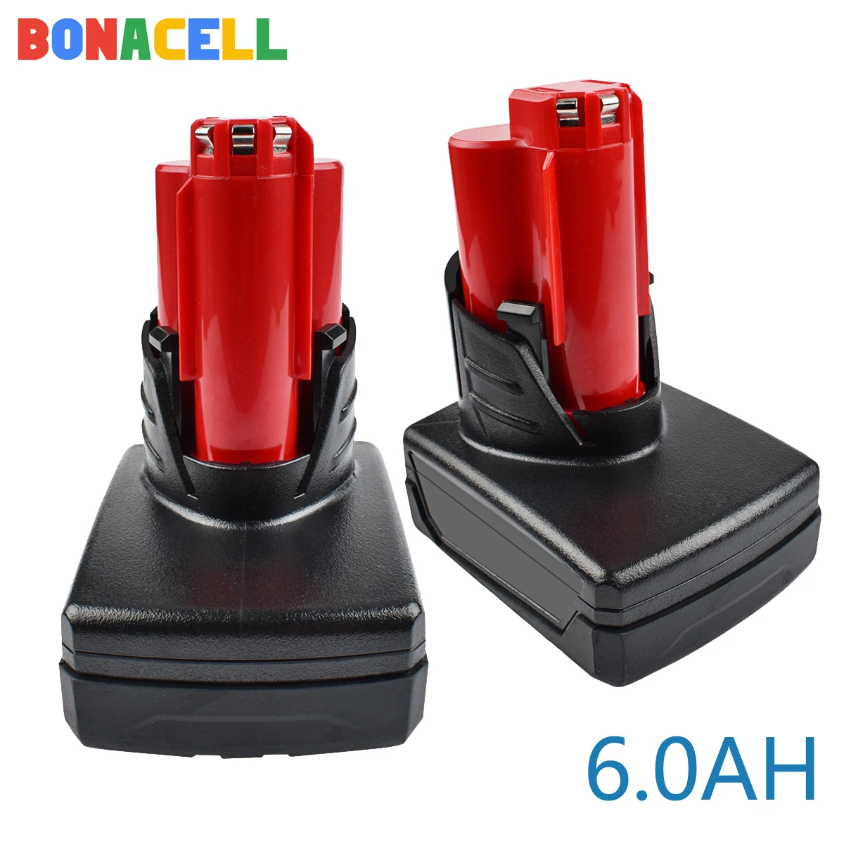 Батарейка Bonacell 12 в 6000 мАч M12 для Li Ion аккумуляторных батарей Milwaukee 48 11
