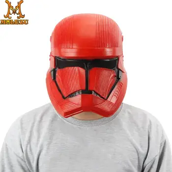 

Molezu Halloween Sith Soldier Latex Mask Costume Party Masquerade Mask Superhero Party Gras Scary Mask