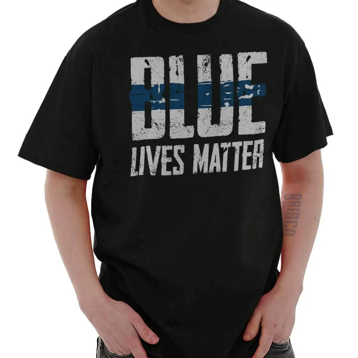 Синяя Жизнь Материя полиция США правоприменительная тонкая линия полицейский