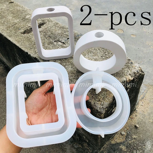 Simple Flower Vase Branch Hydroponic Flower Silicone Mold Acrylic Tube Concrete Flower Stand Mold Clay Epoxy Resin Epoxy Mold E-AB mold