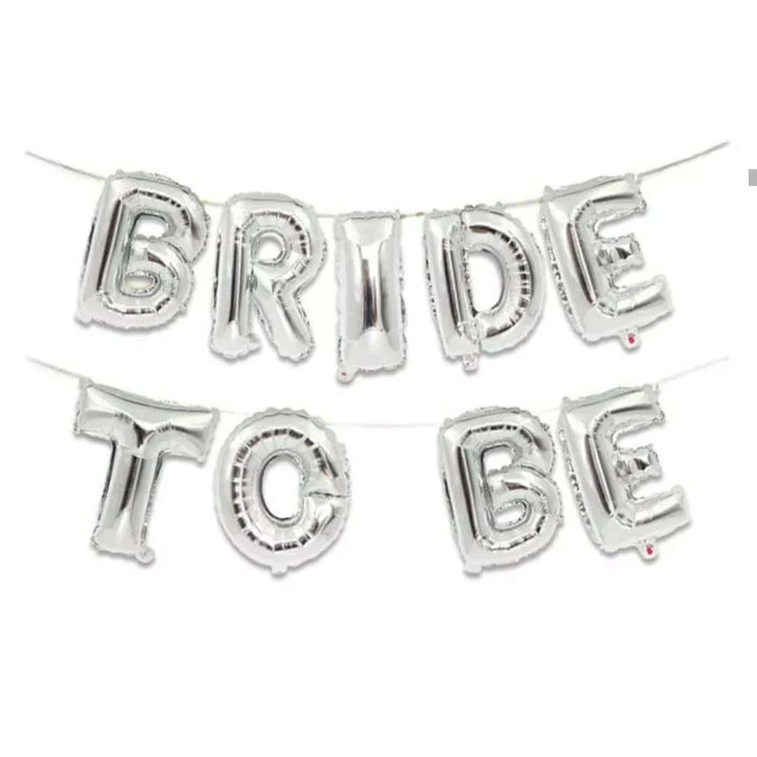 Розовое золото 16 дюймов буквы Bride To Be фольгированные рандомные игрушки детские