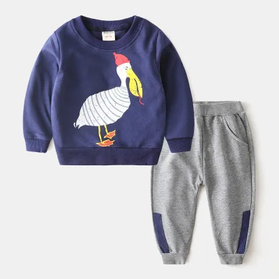 style 3 Детская одежда Комплекты для маленьких мальчиков детских спортивных костюмов для мальчиков мультфильм Динозавр кофты+ Штаны 2 шт. комплекты для малышей; Верхняя одежда; комплекты для мальчиков - Цвет: style 3