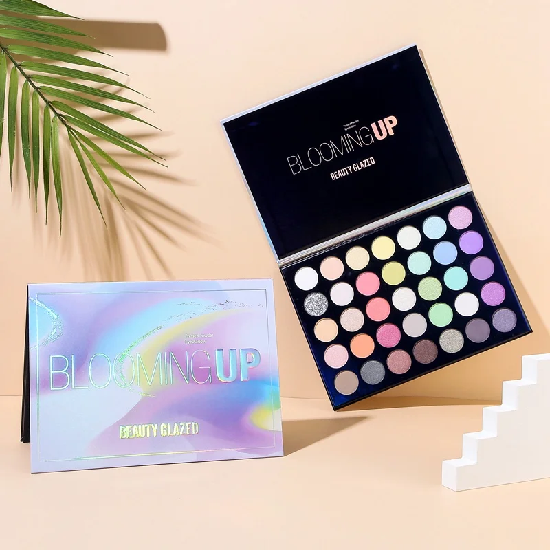 Beauty Glazed Make Up Eyeshadow Palette 35 Colors Blendable Chunky Pigmented Matte And Shimmer Eye Shadow Powder Waterproof Eye Beauty Glazed Make Up Eyeshadow Palette 35 Colors Blendable Chunky Pigmented Matte And Shimmer Eye Shadow Powder Waterproof Eye