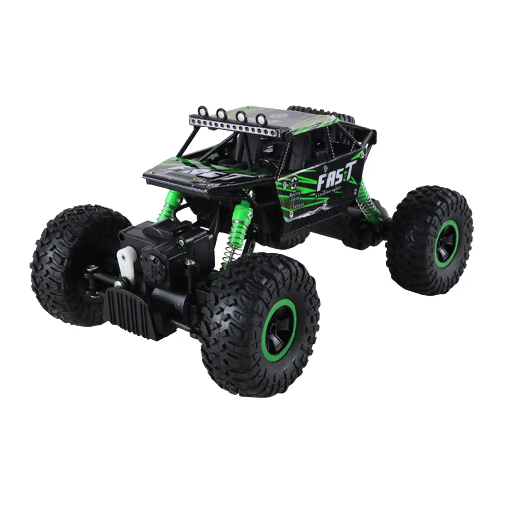 Зеленый Детская игрушка для детей Rc грузовик 1:18 Масштаб внедорожника 2,4 ghz Радиоуправляемая машина monster Truck hot wheels# G2 - Цвет: Зеленый