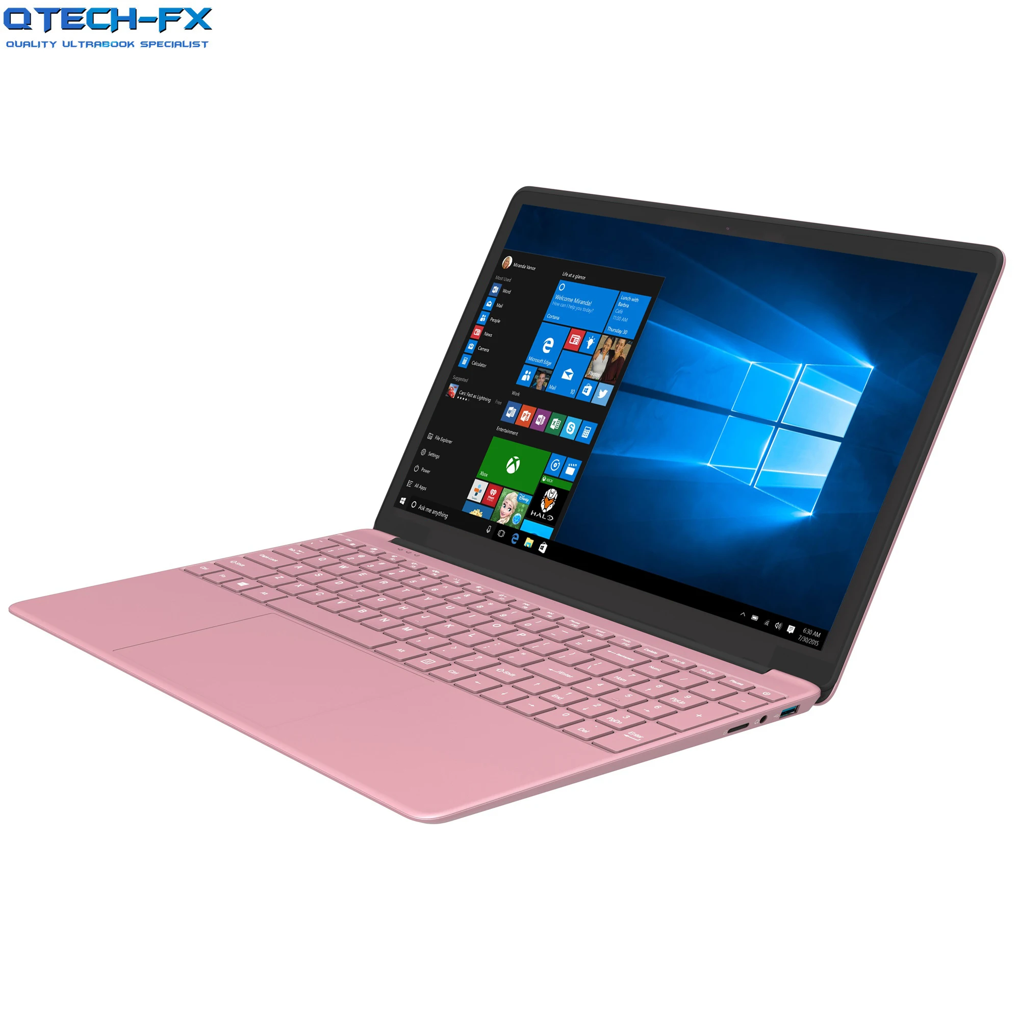 

Metal 15.6“ Ultrabook IPS Intel 4 Core 8GB RAM SSD 512GB /128/ 256GB Business Pink Windows Arabic AZERTY Spain Russian Keyboard