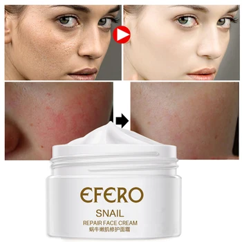 

EFERO Snail Face Cream Whitening face Cream Moisturizer anti Wrinkle collagen day cream skin care Anti Aging Nourishing Serum