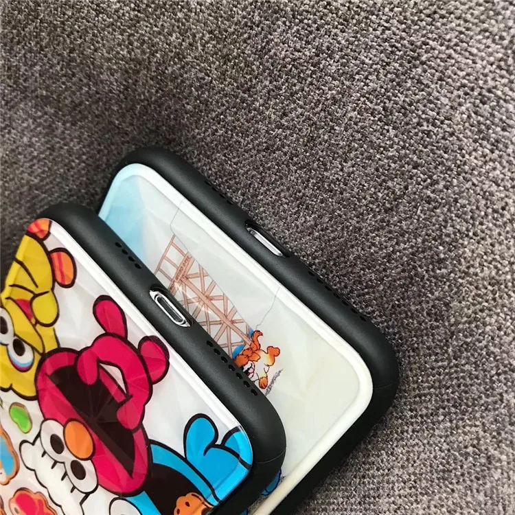 Мультфильм Алмазный Узор XR Улица Сезам применимый iphone 7/8 Plus чехол для телефона 6 S женщин iphone xsmax милый