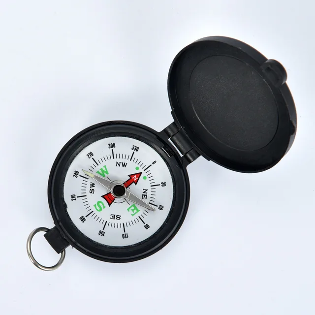 1Pcs Compass Military Camping Hiking Army Style Survival Marching Pointing Guider Compass 2