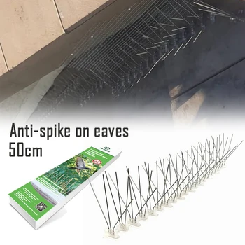 

High Quality Polycarbonate Plastic And Stainless Steel Stainless Steel Bird Spikes Protection Against Bird-Proof Thorn