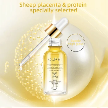 

Sheep Placenta Protein Essence Mild Moisturizing Hydrating Firming Rejuvenating Facial skin care