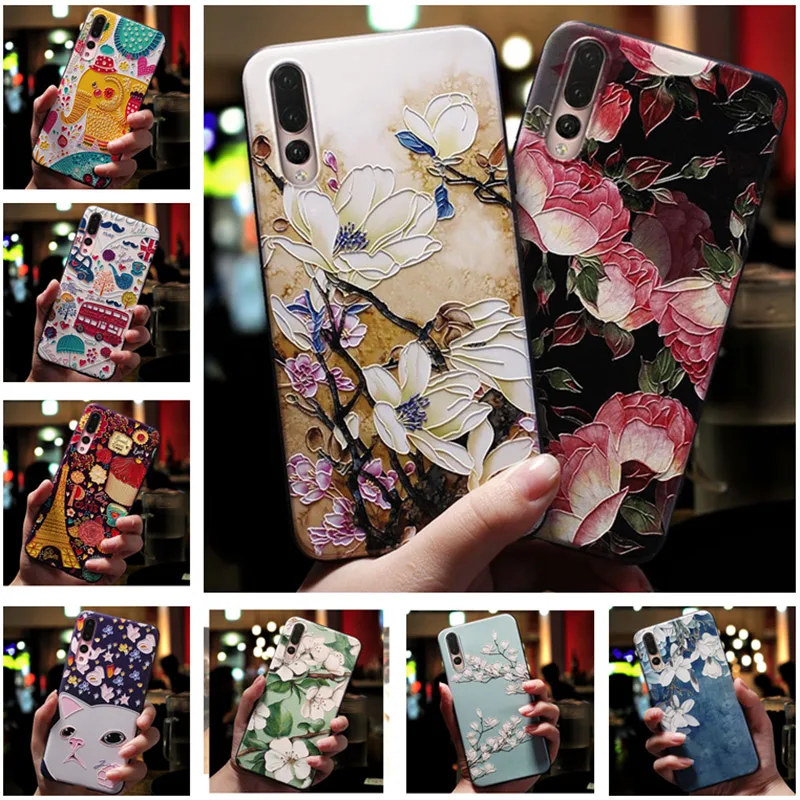 For Moto One Macro Case cute Relief Soft Silicon Back Cover Motorola Vision / Zoom Action Phone Cases Hyper | Мобильные телефоны и