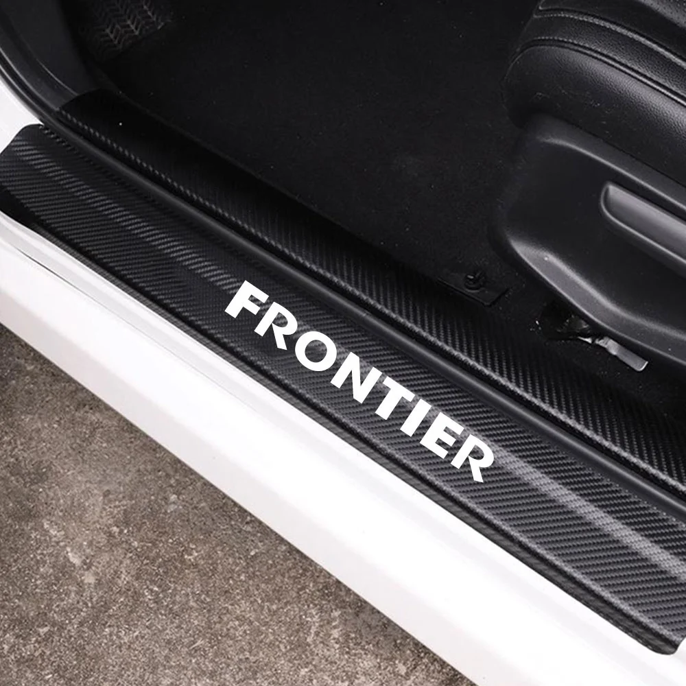 Порог машины на порог стикер педаль для Nissan Frontier украшение из углеродного