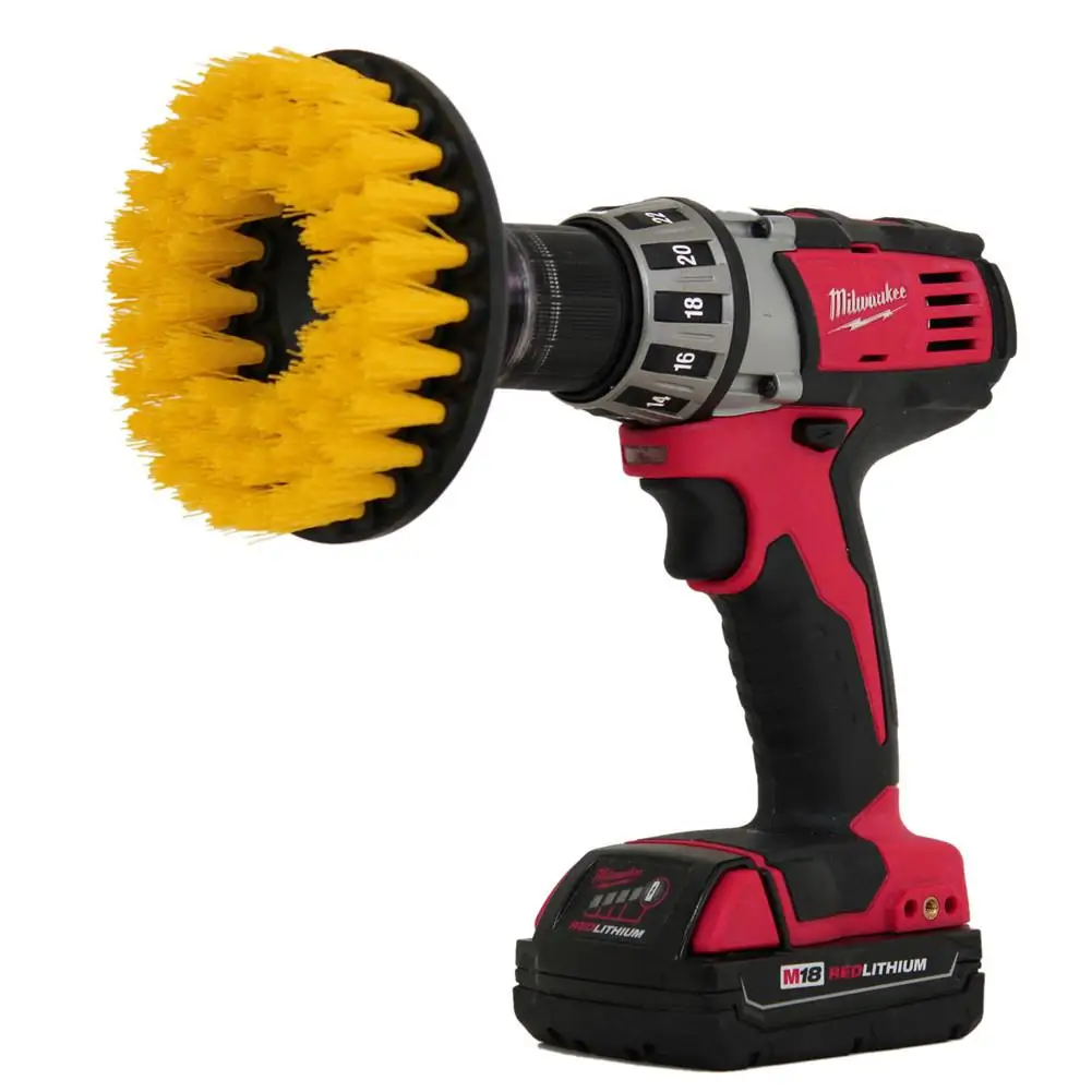 Electric Drill Powered Floor Tile Scrub Brush Bathtub Cleaning | Инструменты