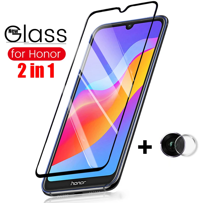 

2 in 1 Tempered Glass for Huawei Honor 8a Camera Glass on Hauwei Honor8A 8 A Screen Protector Lens Film Protective Film JAT-L29