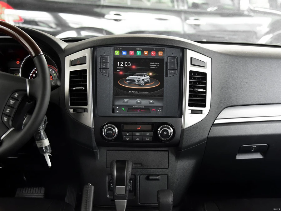 Ips экран Tesla стиль автомобиля gps навигация для MITSUBISHI PAJERO 2006-2012 головное устройство Радио мультимедийный плеер PX6 автомобиль Android 8,1