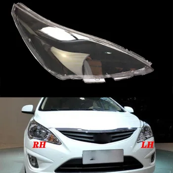 

For Hyundai Verna 2009 - 2012 Front Headlamps Cover Transparent Lampshade Headlight Shell Mask Protective Cover Glass gtr