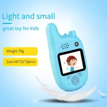 Детская игрушка мультяшная дальняя рация ABS съемка USB перезаряжаемая ручная HD экран Интерактивная Интерком-камера для улицы