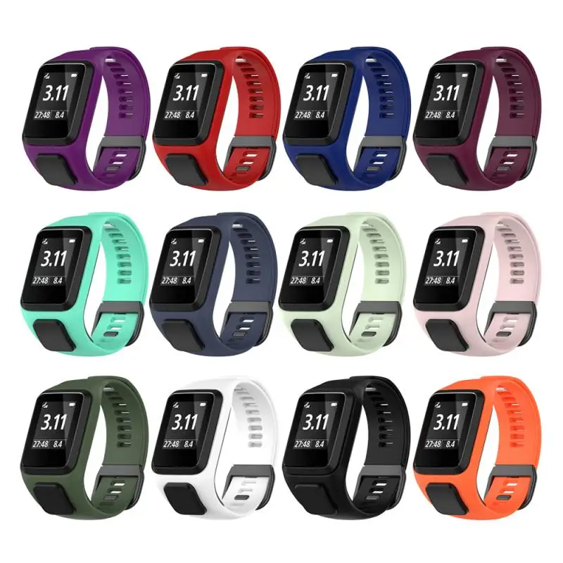 2021 Silicone Replacement Wrist Band Strap For TomTom Runner 2 3 Spark 3 GPS Sport Smart Watch Watchband High Quality
