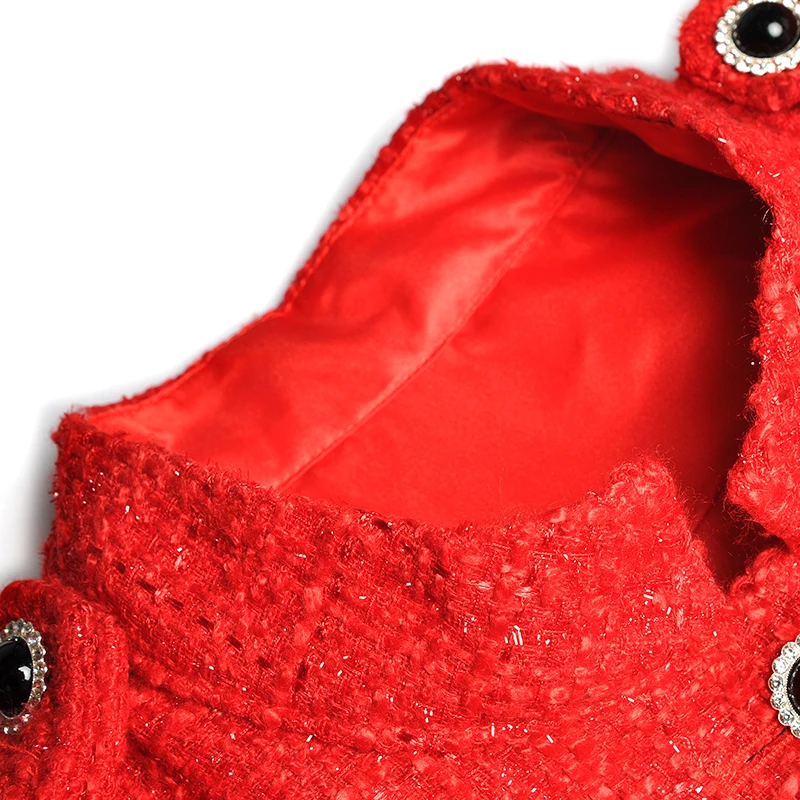 Red RoosaRosee, дизайнерский подиум, для женщин, весна, OL, воротник-стойка, длинный рукав, модное пальто, тонкая, для офиса, для девушек, верхняя одежда, пальто, Новинка