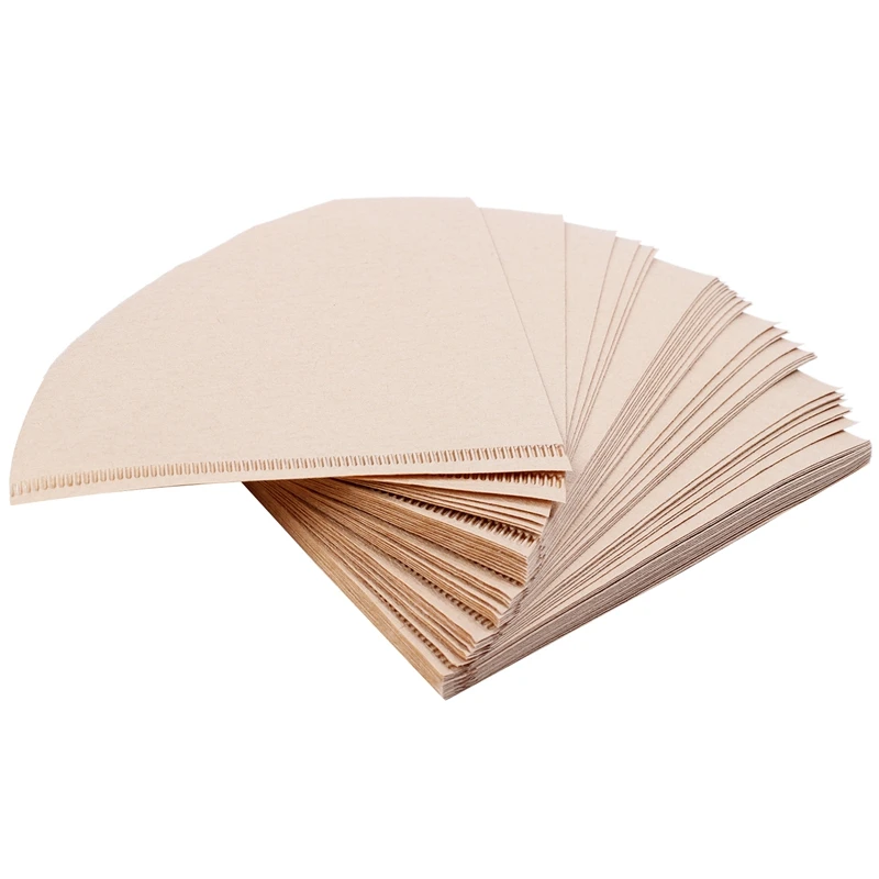 

200Pcs V-Shaped Coffee Filter Paper 3-4Cup Coffee Filter Cup Espresso Coffee Drip Tool Paper Filter