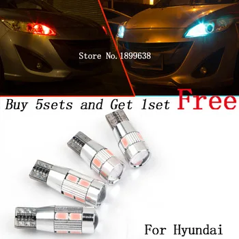 2pcs safe No error T10 light 194 W5W LED Canbus For Hyundai IX35 I30 VERNA SONATA TERRACAN TUCSON SANTAFE ACCENT ELANTRA SOLARIS
