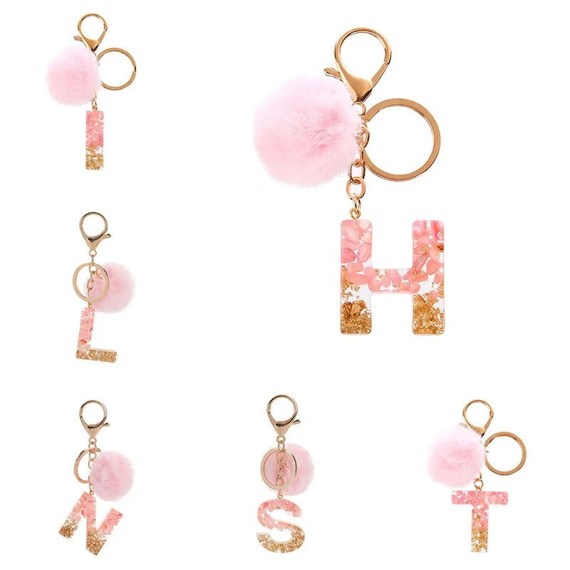 Fashion Puff Ball Keychain Keychain Puffer Ball Pompom Keychains