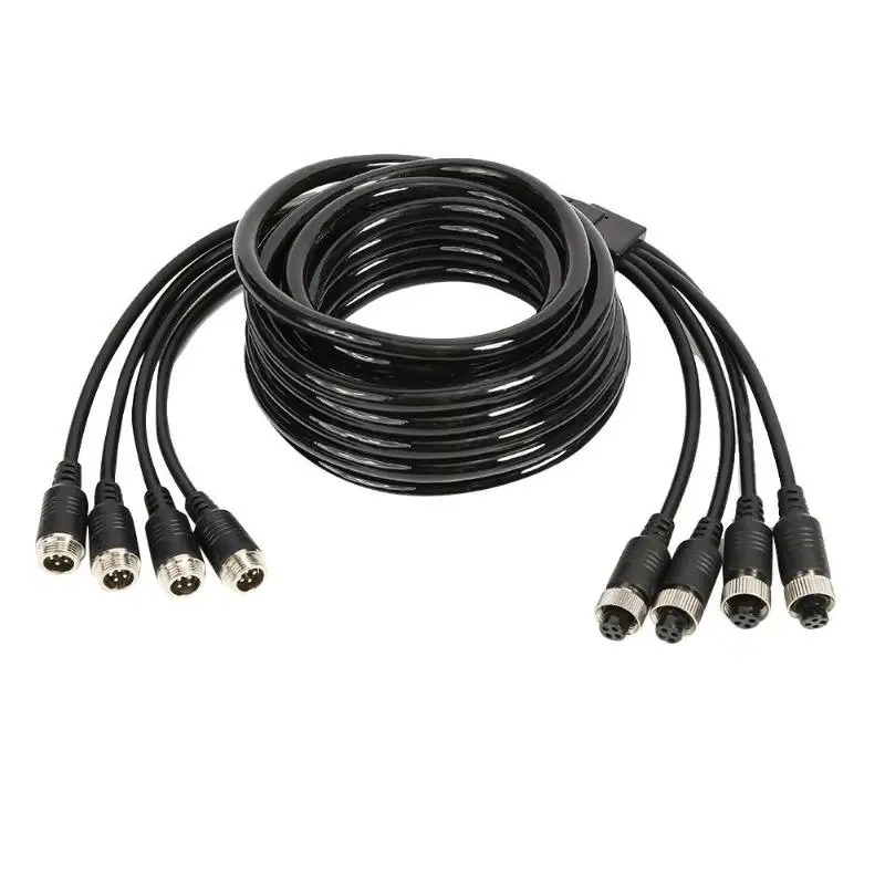

4Pin Aviation Head to Aviation Head Cable 5m Male to Female Wire for Camera