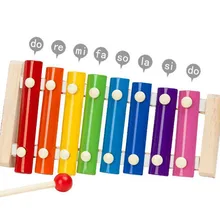 Горячая распродажа новые детские музыкальные инструменты ксилофон развивающая деревянная игрушка
