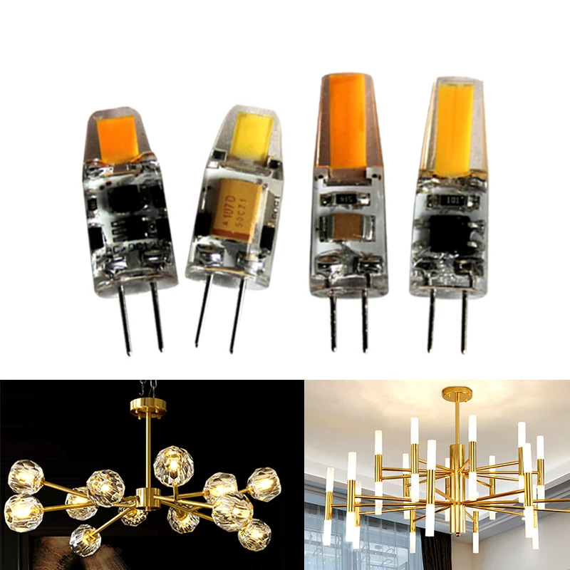 

led bulb g4 12v warm white cold white 3w 6w Crystal chandelier light bulb