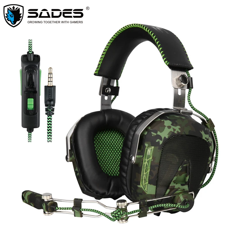 Игровая стереогарнитура SADES SA926T проводные наушники для PS4 с микрофоном нового Xbox