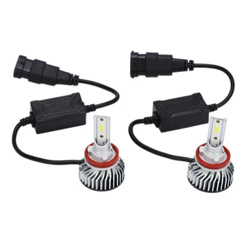 

H11 H8 H9 LED Headlight Bulbs 8000Lm 6500K Extremely Bright Conversion Kit 360 Degree Adjustable Beam Angle