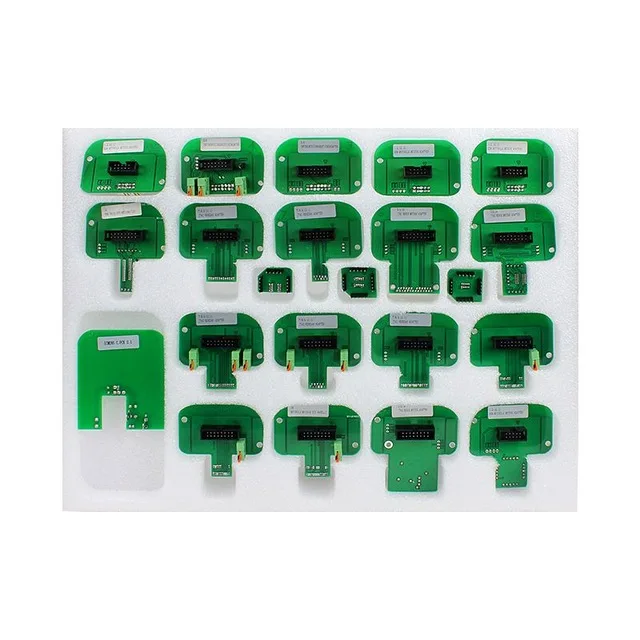 ЕС красный pcb KTAG V7.020 KESS V2 V5.017 без базовых ограничений блока управления двигателем Титан мастер версия ECU инструментов программирования Автомобильный/трактор/велосипед V4.036 - Цвет: 22pcs adapters