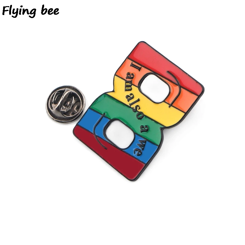 Flyingbee Sense 8 классная шапка булавка Эмаль Булавка для одежды сумки значок для рюкзака забавная Милая брошь рубашка нагрудные булавки X0407