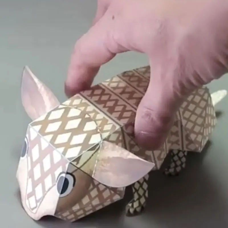 Diy бумажное украшение для альбома бумажные детские игрушки харуки Накамура бумажные игрушки животные оригами Киригами складные развивающие очаровательные игрушки