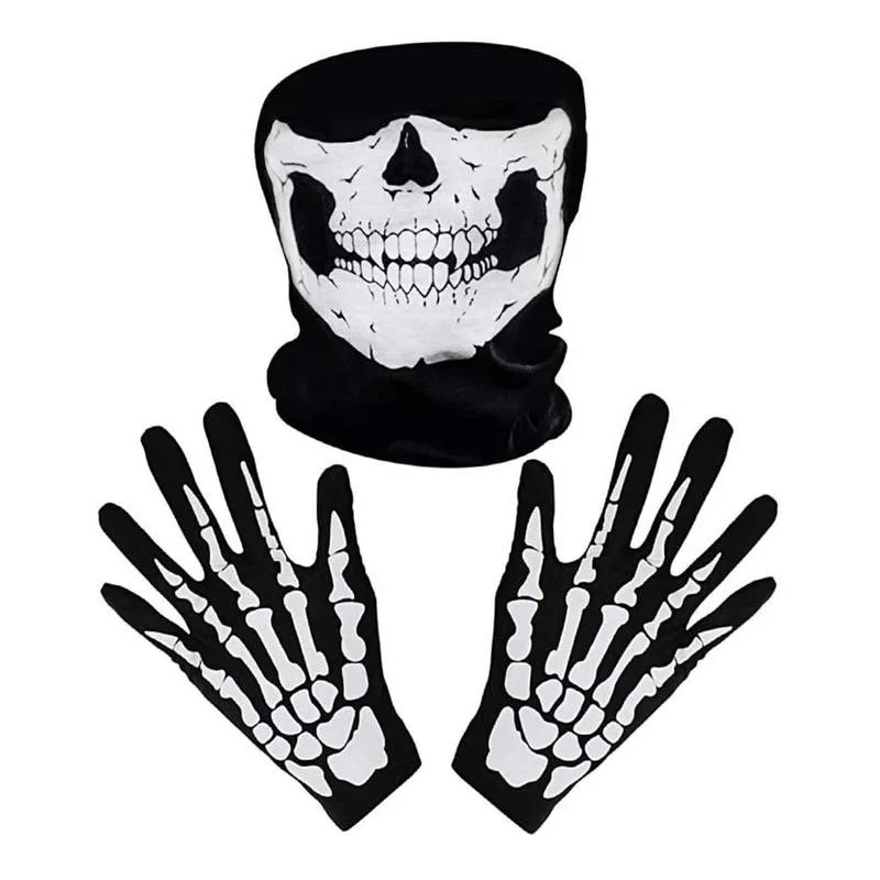 Halloween Gloves Skeleton Socks Scary Paw Gloves Bleeding Party Decor For Men Women costume gloves cosplay gloves