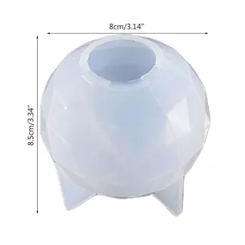 

Epoxy Decorative Resin Mold Transparent Crystal Ball Casting Silicone DIY Mould 23GE