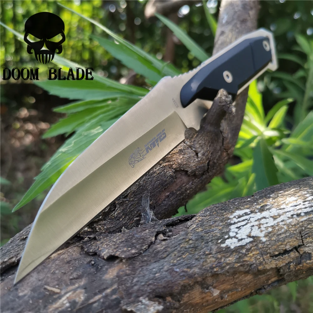 Тактический прямой нож для выживания в дикой природе ножи самообороны рыбалки